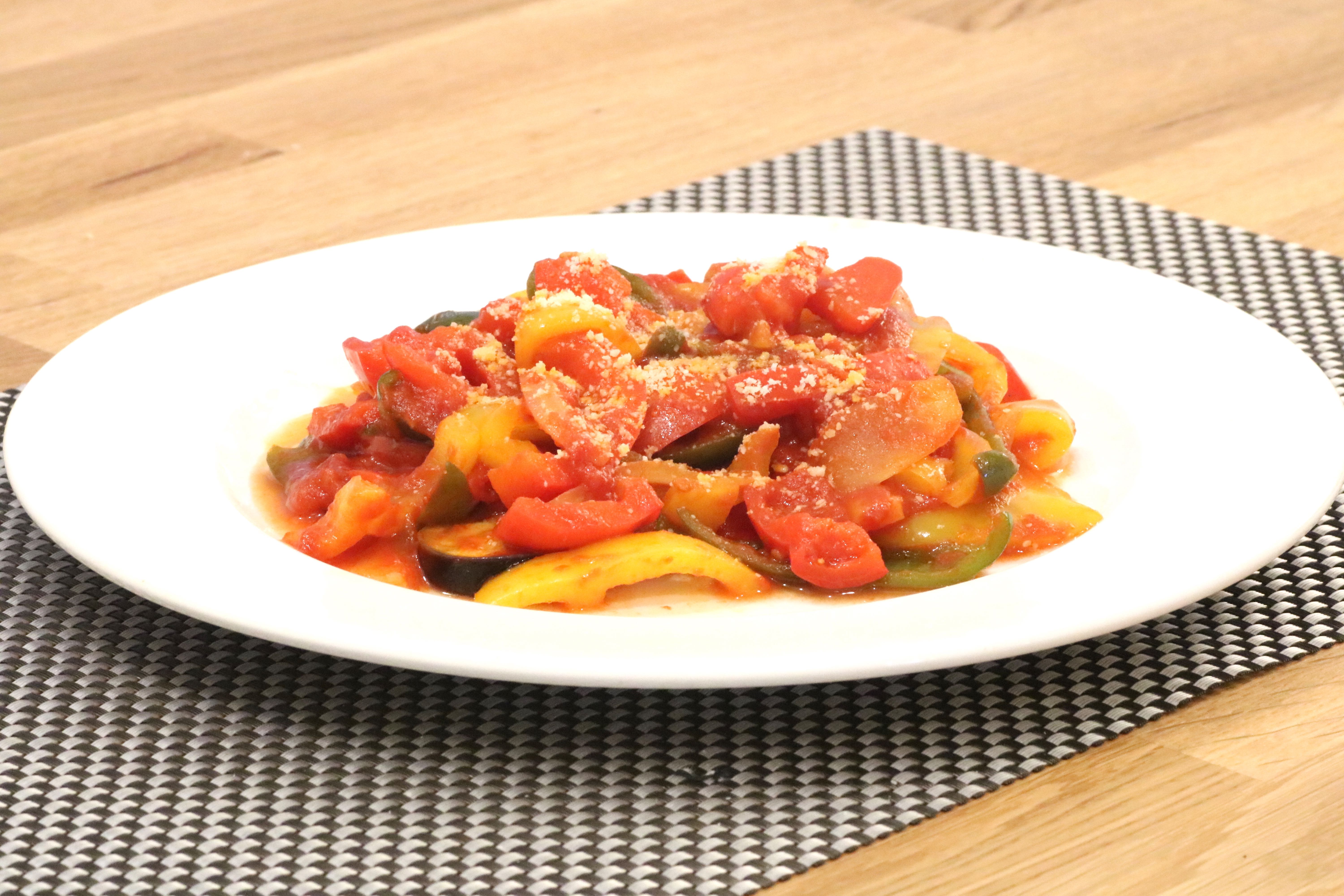 【イタリア料理】季節野菜の彩りラタトゥイユのレシピ