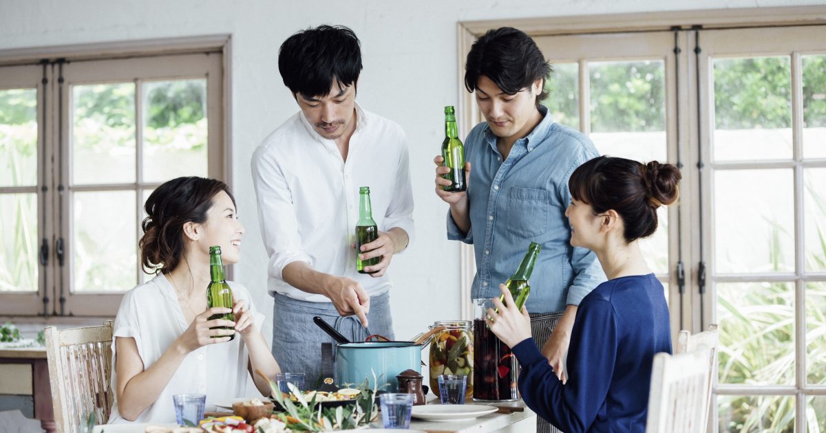 Cooking飲み会の開催風景